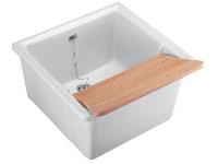 La buanderie ou le garage : Bac à laver en céramique