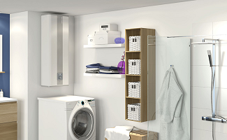 Chauffe-eau électrique gain de place : chauffe-eau plat Atlantic Linéo