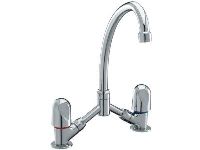 Mélangeur évier 2 trous