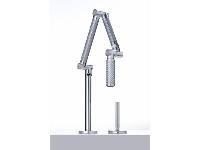 Mitigeur 2 trous articulé