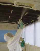 Projection de mousse polyuréthane