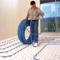 Pose d'un plnacher chauffant