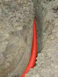 Tranchée du puits canadien