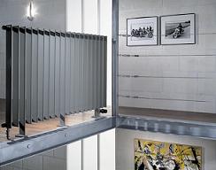 Radiateur acier décoratif horizontal