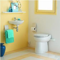 W.C avec broyeur intégré