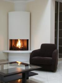 Cheminée à foyer ouvert