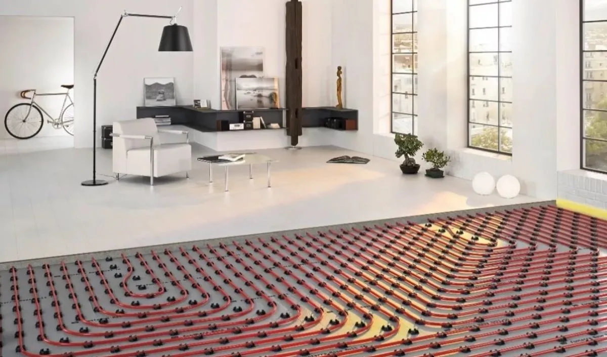 Chauffage central plancher chauffant hydraulique