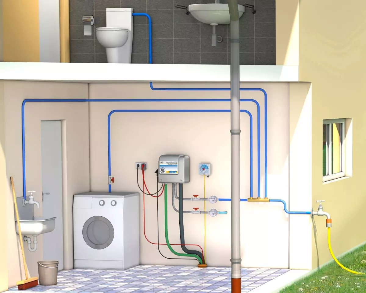 Les différents points d'eau d'une maison