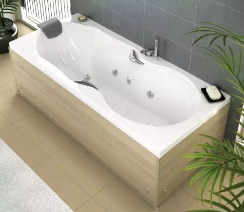 Baignoire balnéo d'angle