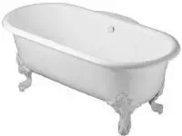 Baignoire en fonte émaillé rétro