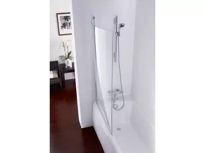 Pare bain en verre bombé