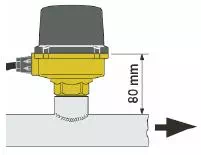 Schéma d'installation d'un flussostat