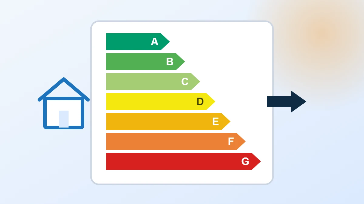 Étiquette du diagnostic de performance énergétique, des classes A à G